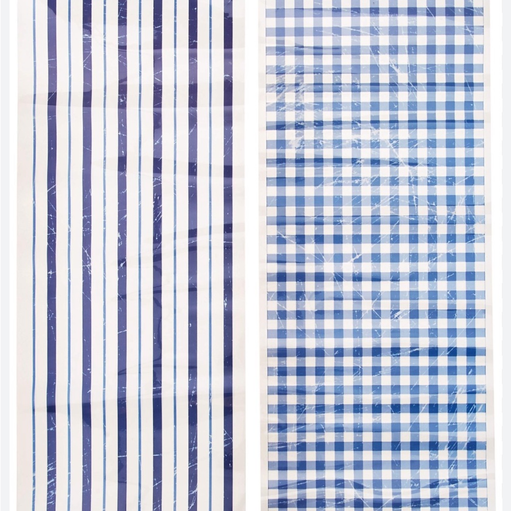 Prima Matketing Design Blue gingham transfer